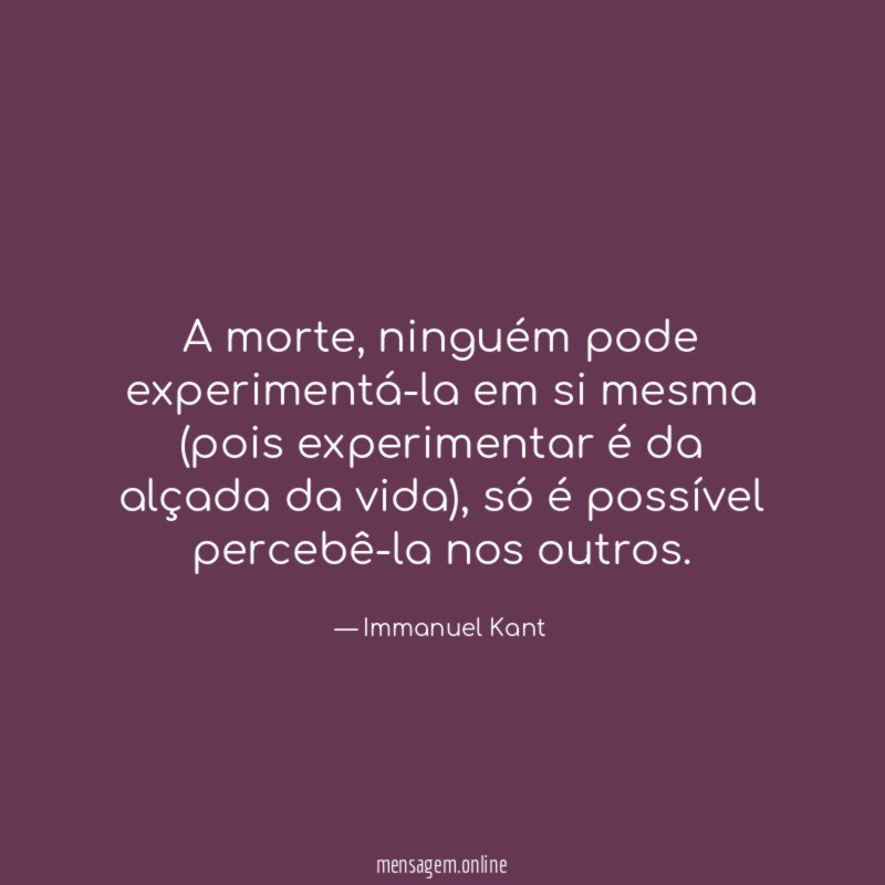 A morte