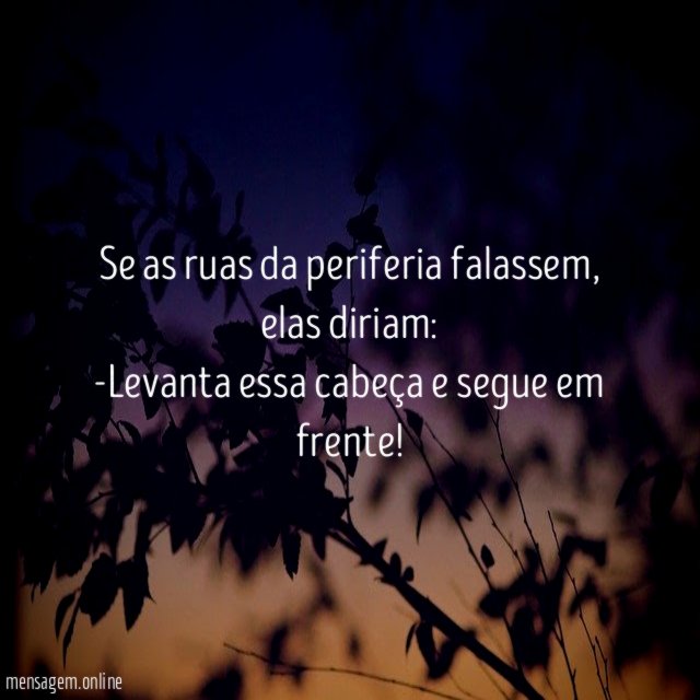 Se as ruas da periferia falassem