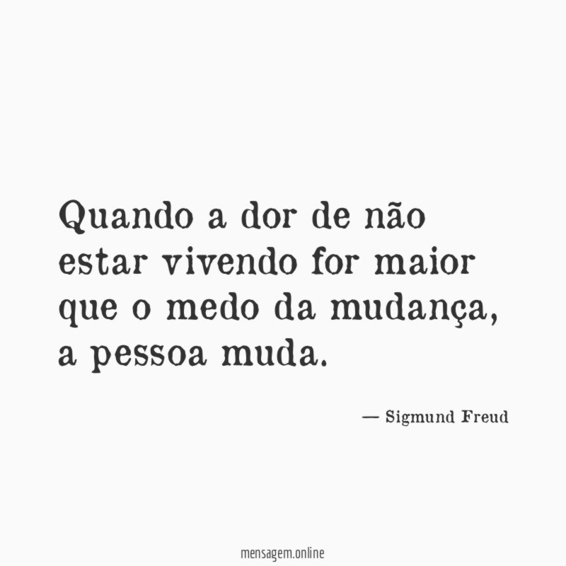 Quando a dor de não estar vivendo for