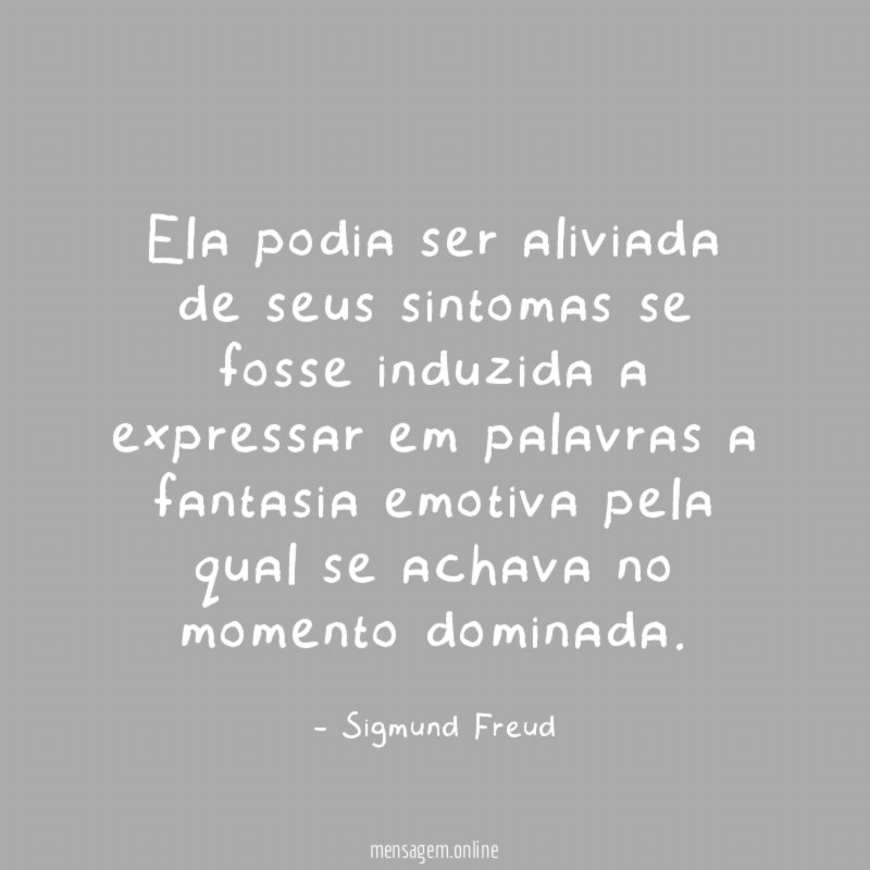 Ela podia ser aliviada de seus sintomas se