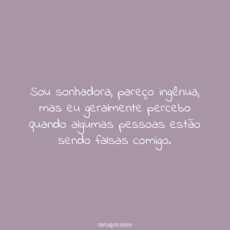 Sou sonhadora