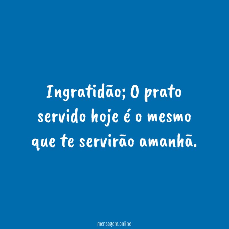 Ingratidão