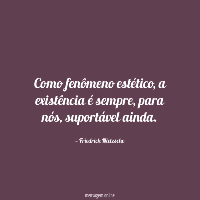 Como fenômeno estético