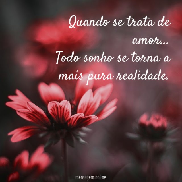 Quando se trata de amor