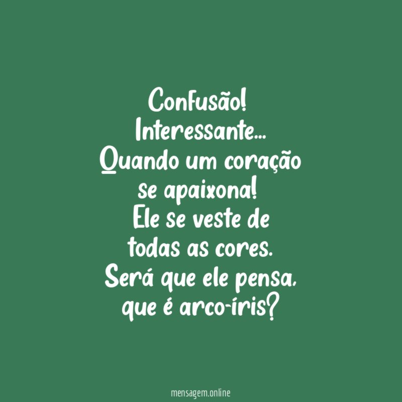 Confusão!