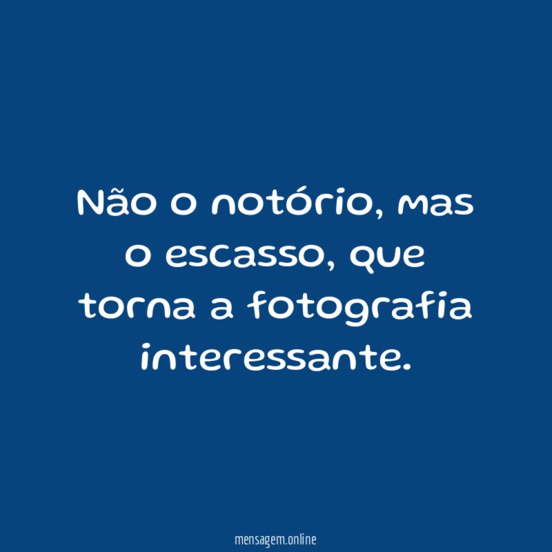Não o notório