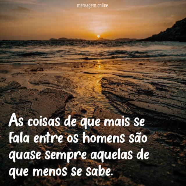 As coisas de que mais se fala entre
