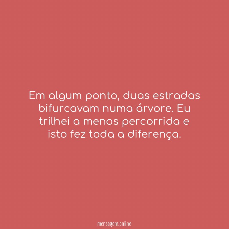 Em algum ponto