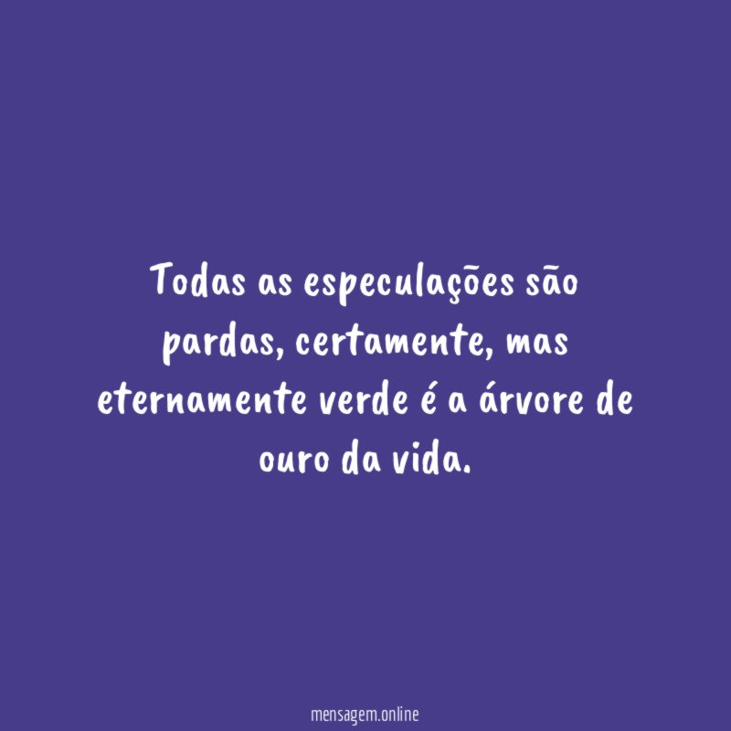 Todas as especulações são pardas