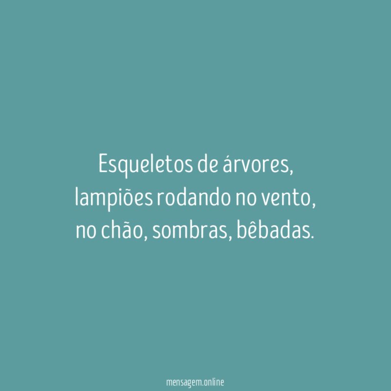 Esqueletos de árvores