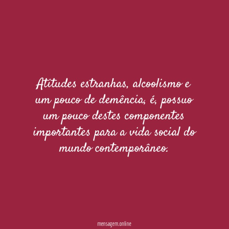 Atitudes estranhas