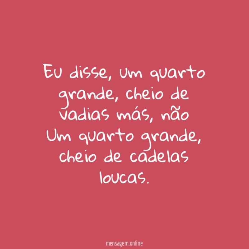 Eu disse