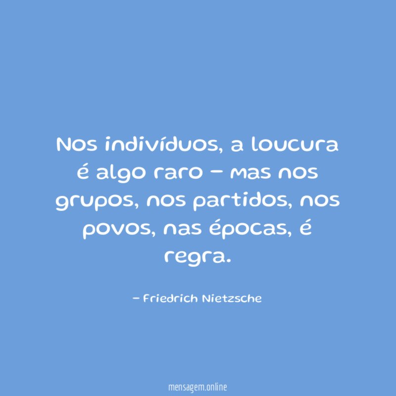 Nos indivíduos