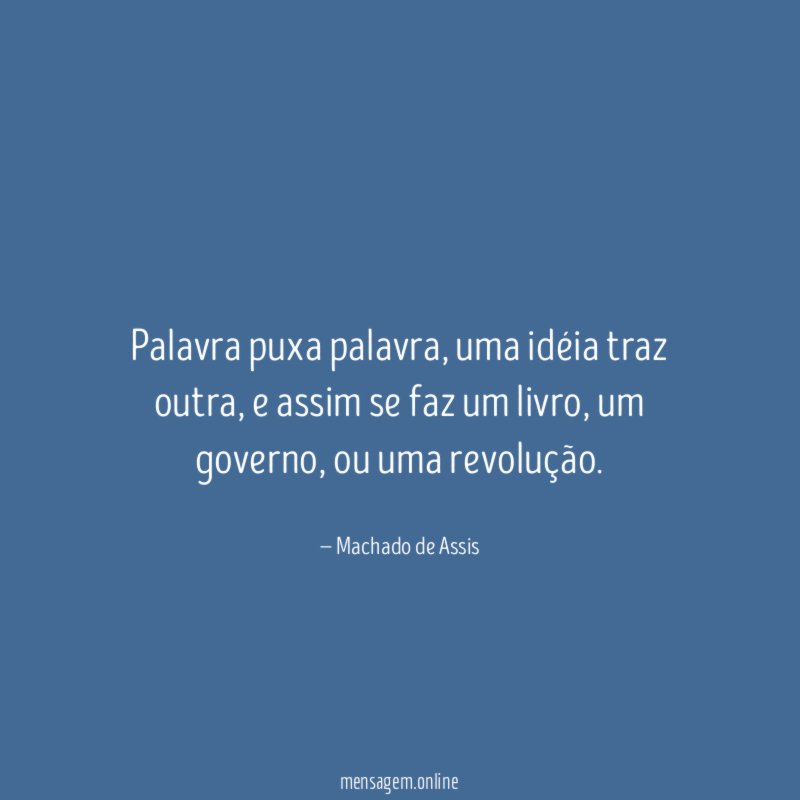 Palavra puxa palavra