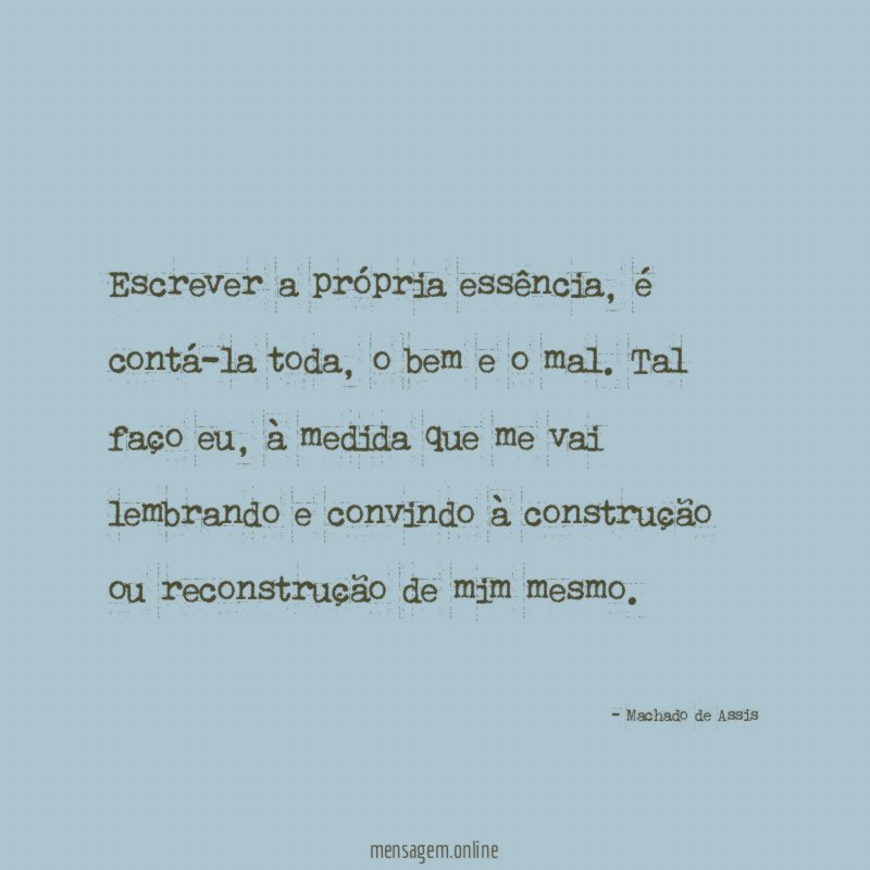 Escrever a própria essência