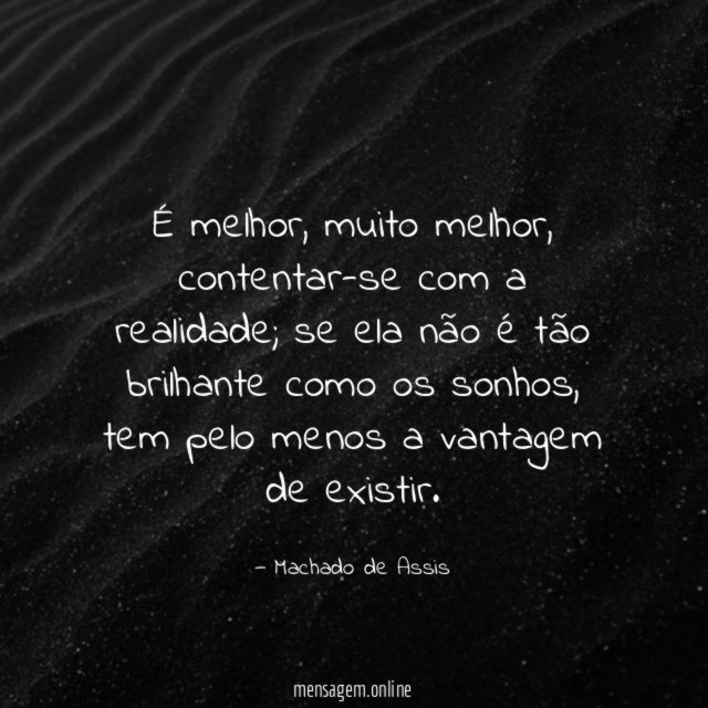 É melhor