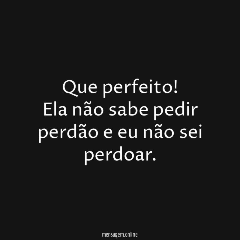 Que perfeito