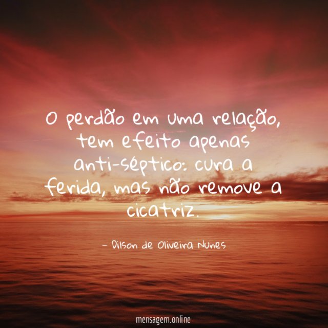 O perdão em uma relação