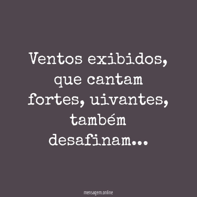 Ventos exibidos