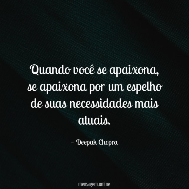 Quando você se apaixona