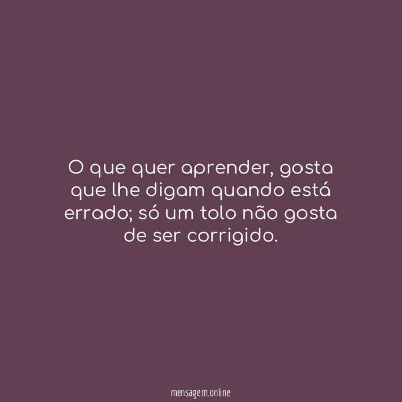 O que quer aprender