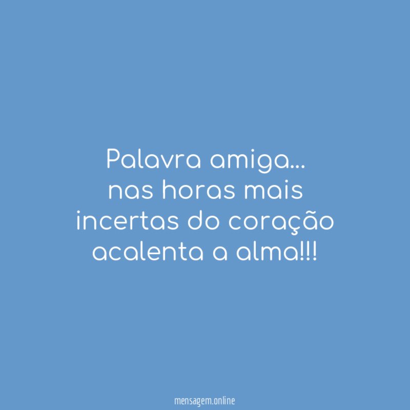 Palavra amiga