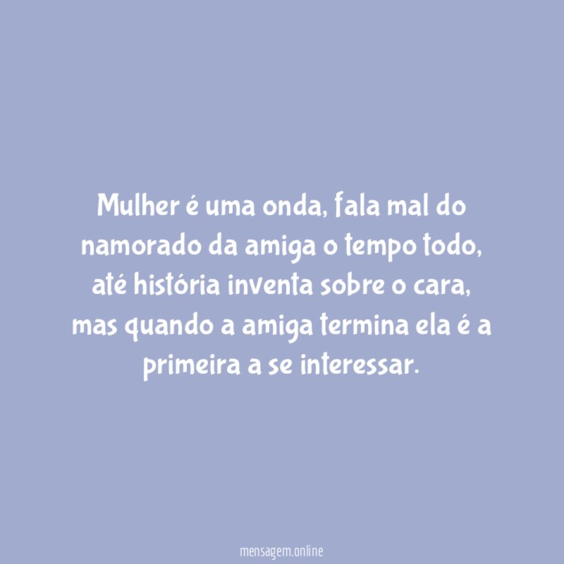 Mulher é uma onda