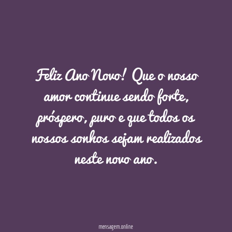 Feliz Ano Novo