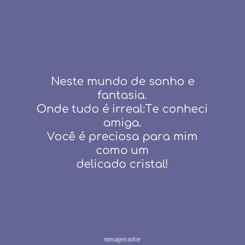 Neste mundo de sonho e fantasia