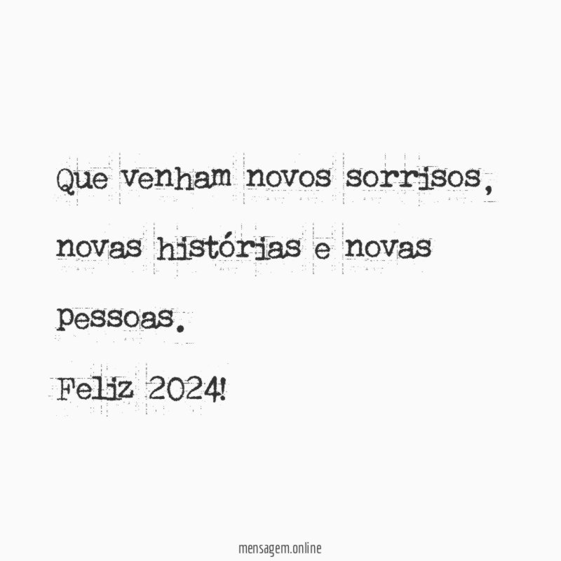 E que venham novos sorrisos