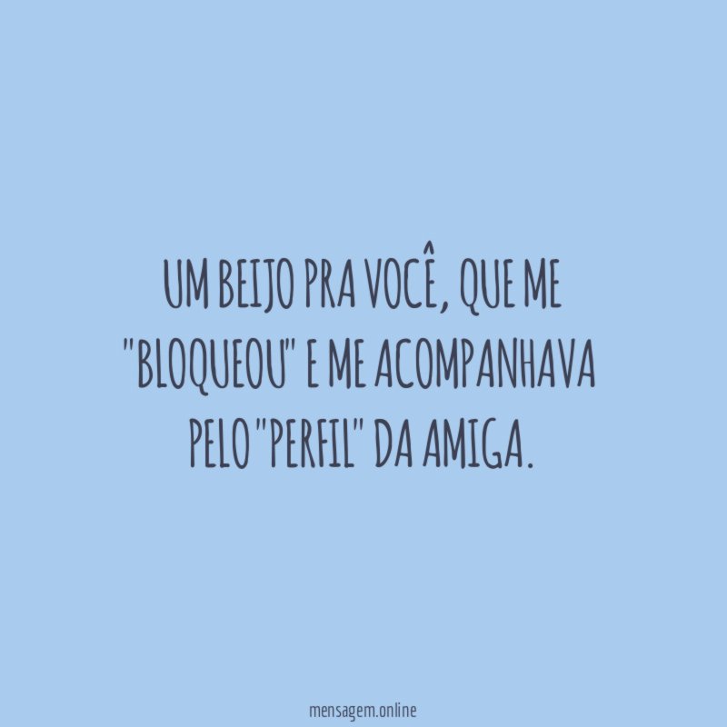 Um beijo pra você