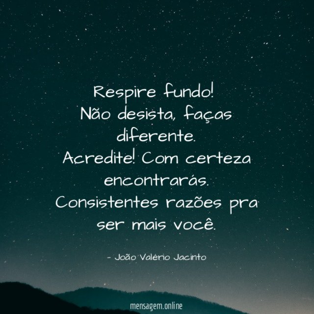 Respire fundo