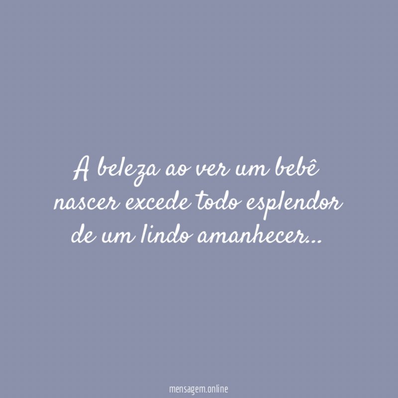 A beleza ao ver um bebê nascer excede