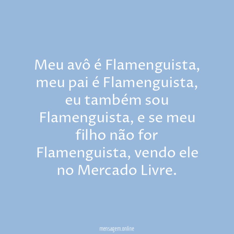 Meu avô é Flamenguista