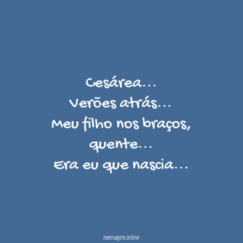 Cesárea…