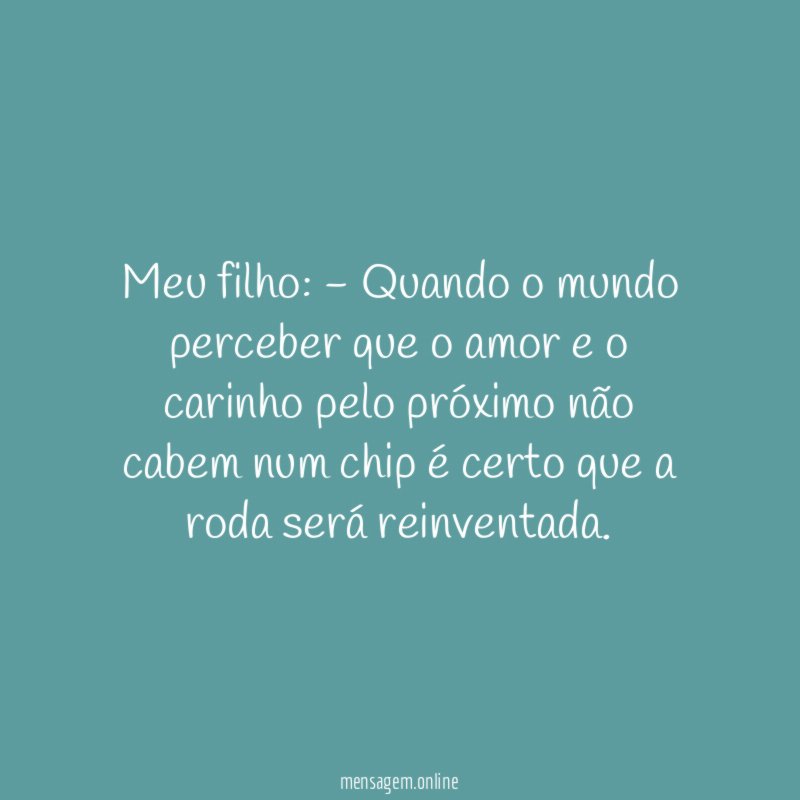 Meu filho