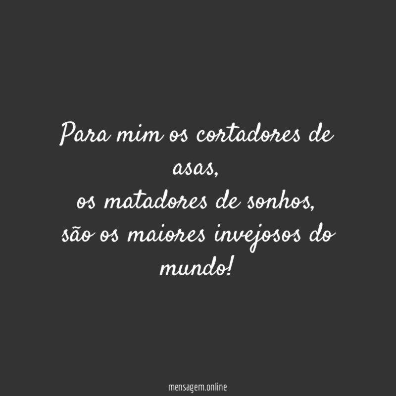 Para mim os cortadores de asas