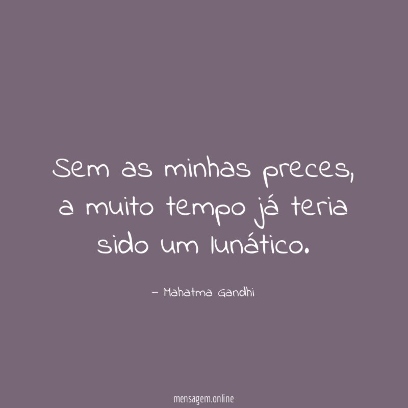 Sem as minhas preces