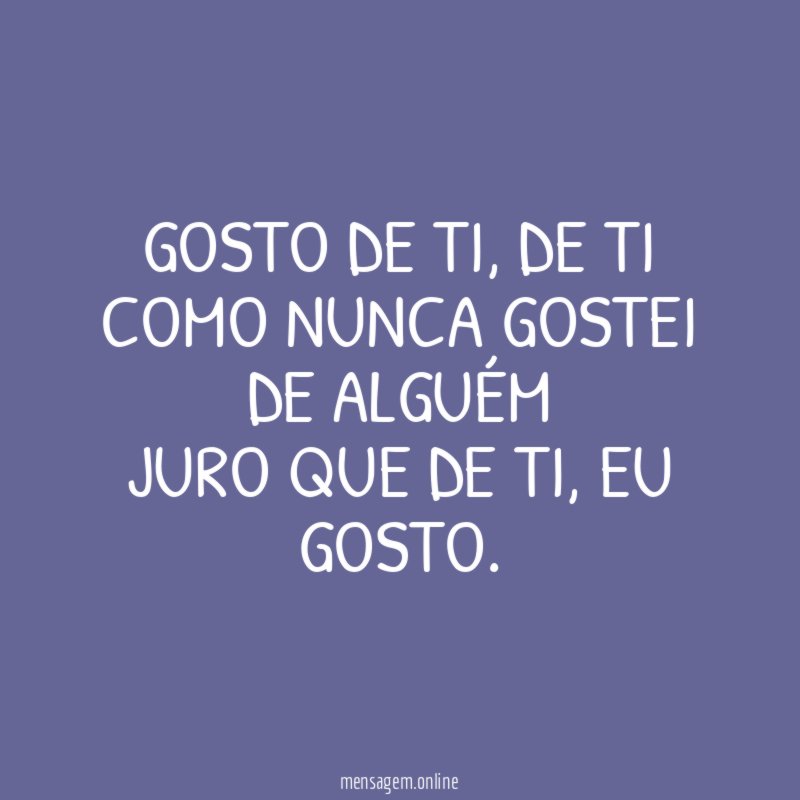 Gosto de ti