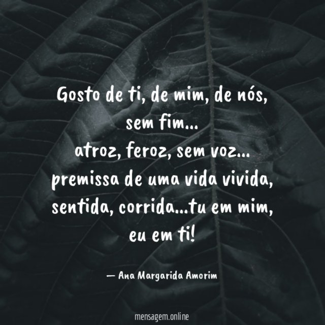 Gosto de ti