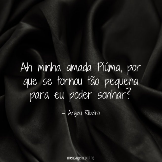 Ah minha amada Piúma