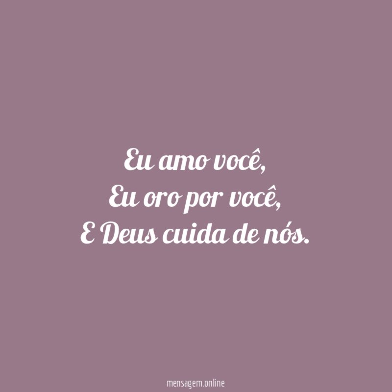 Eu amo você