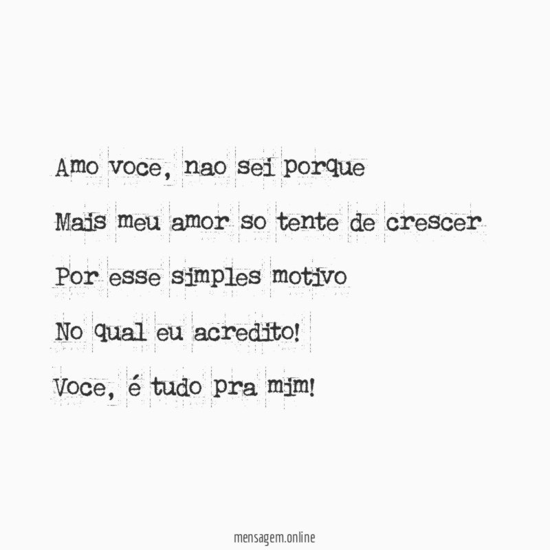 Amo voce