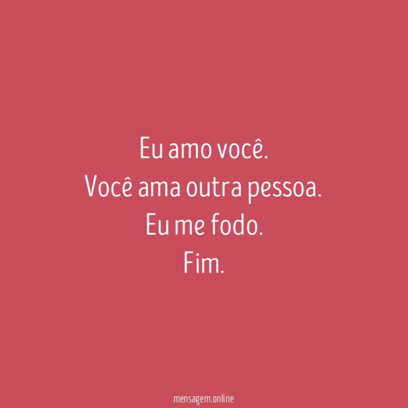 Eu amo você