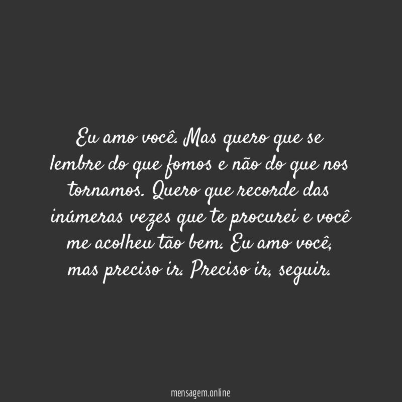 Eu amo você