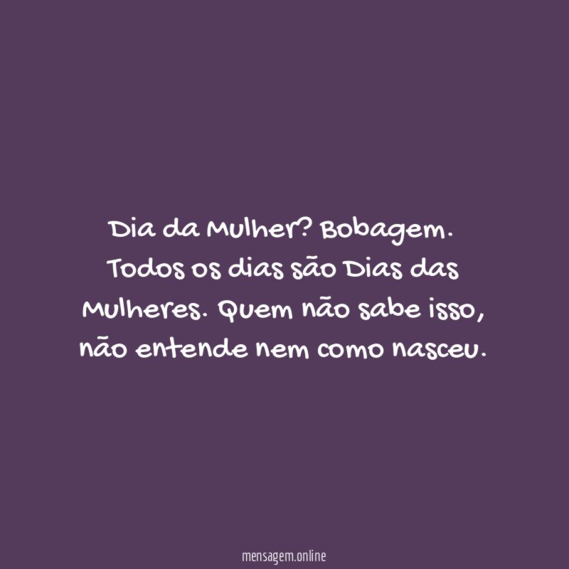 Dia da Mulher