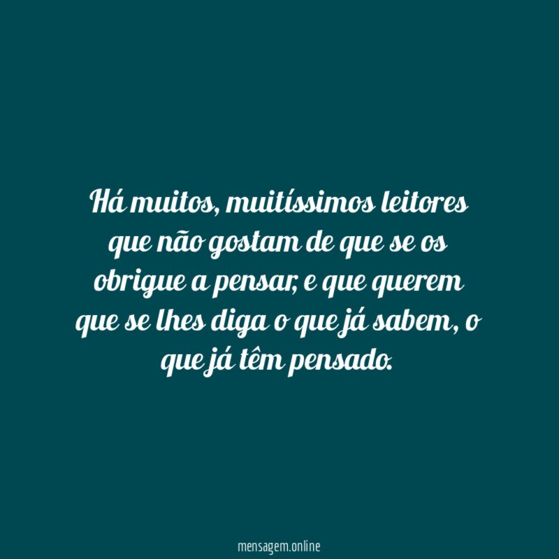 Há muitos