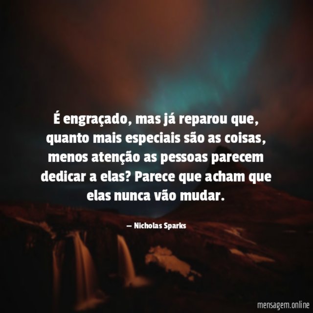 É engraçado
