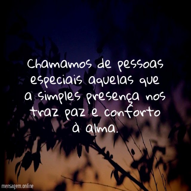 Chamamos de pessoas especiais aquelas que a simples