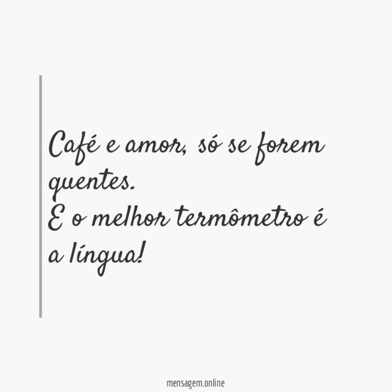 Café e amor